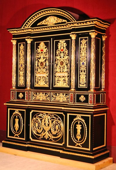 Boekenkast, 1867 door Louis Auguste Alfred Beurdeley
